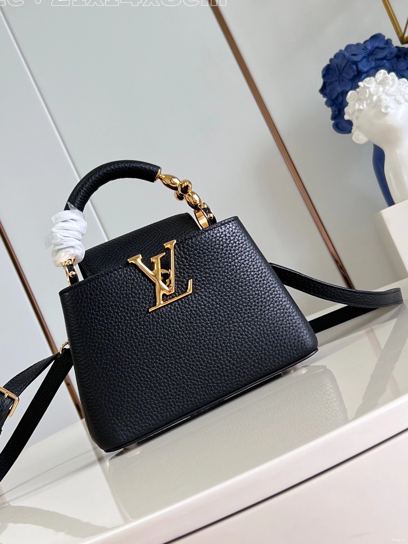 Affordable CAPUCINES MINI-21*14*8CM LOUIS VUITTON 0813